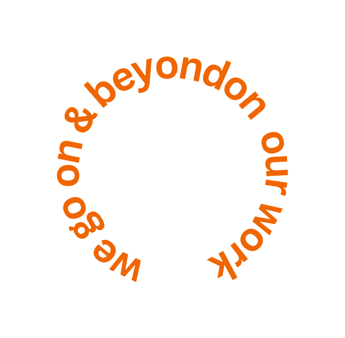 we go on beyondon our work